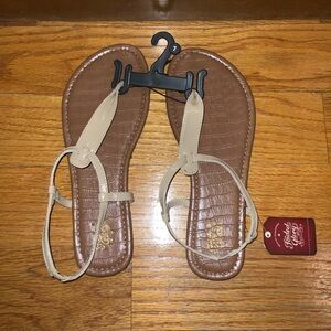 Brown and Cream Sandals NWT